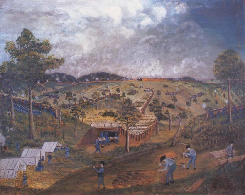 unknow artist Siege of Vicksburg oil painting image